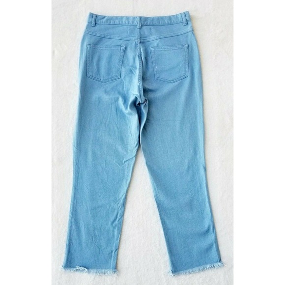 MARQUES ALMEIDA RUNWAY "SPRING BLUE LONDON CHIC" STRETCH JEANS $385 UK-10 / US-6 - Picture 8 of 12